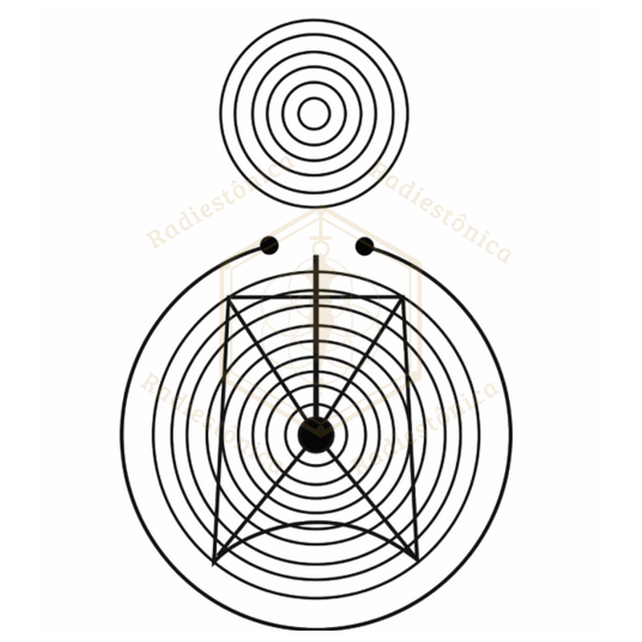 Gráfico Radiestésico Digital — Circuito Apollonius