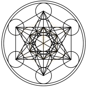 Gráfico Radiestésico Digital — Cubo de Metatron