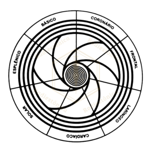 Gráfico Radiestésico Digital — Equilíbrio dos Chakras