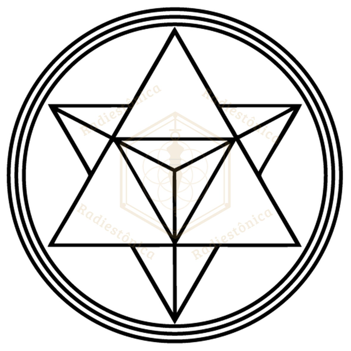 Gráfico Radiestésico Digital — Merkabah