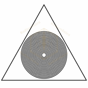 Gráfico Radiestésico Digital — Triângulo Divino
